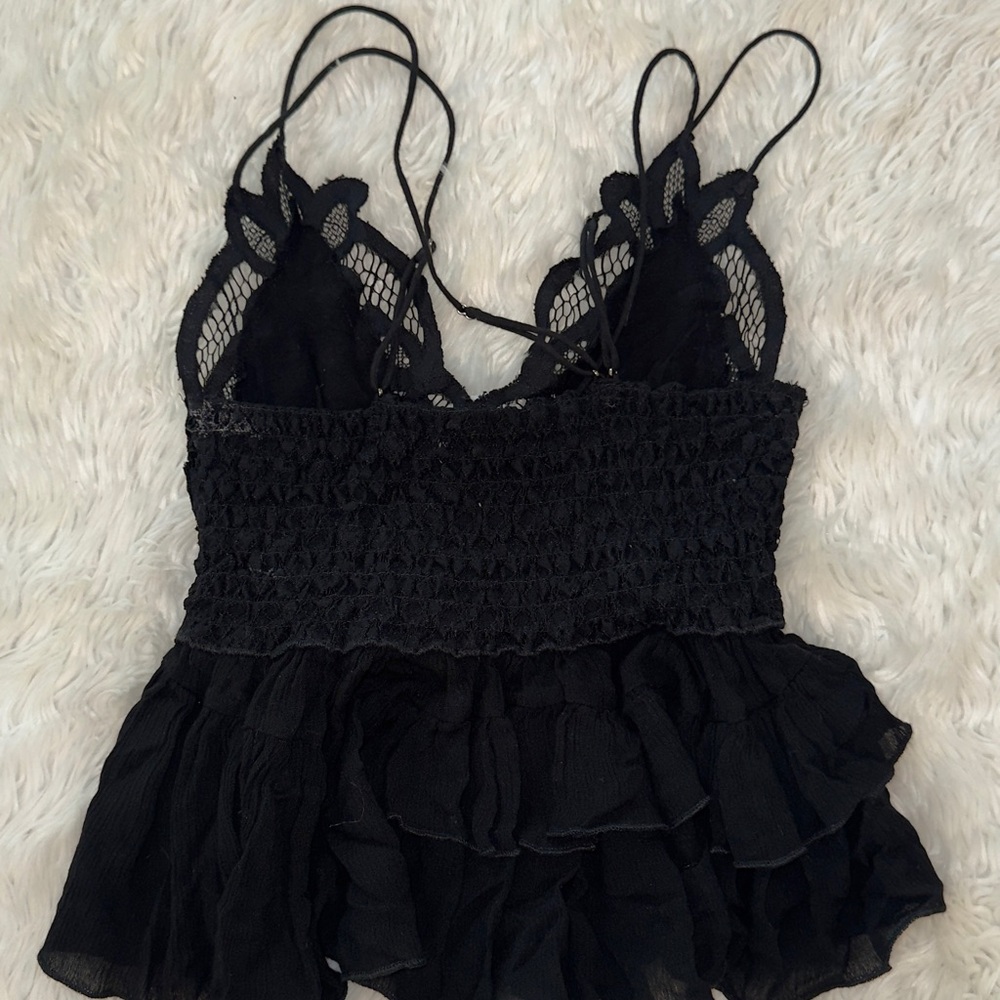 Free People Women's Adella Cami
Tank Top in Black Sz XS - Picture 6 of 7
